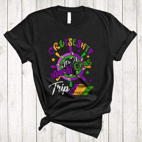 MacnyStore - Cruiseship It's A Mardi Gras Trip, Lovely Mardi Gras Team Cruise Ship Lover, Family Group T-Shirt
