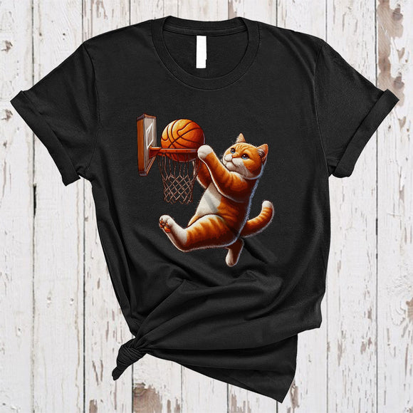 MacnyStore - Cute Cat Playing Softball, Lovely Cat Owner Softball Player, Matching Sport Team T-Shirt