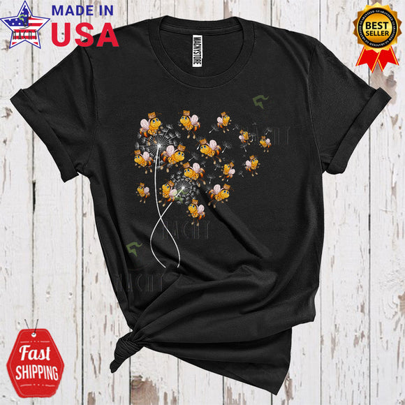 MacnyStore - Dandelion Bee Cute Funny Flower Collection Women Insect Animal Lover T-Shirt
