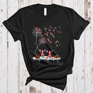 MacnyStore - Dandelion Santa, Joyful Cute Christmas Dandelion Flowers Santa Collection, Matching X-mas Group T-Shirt
