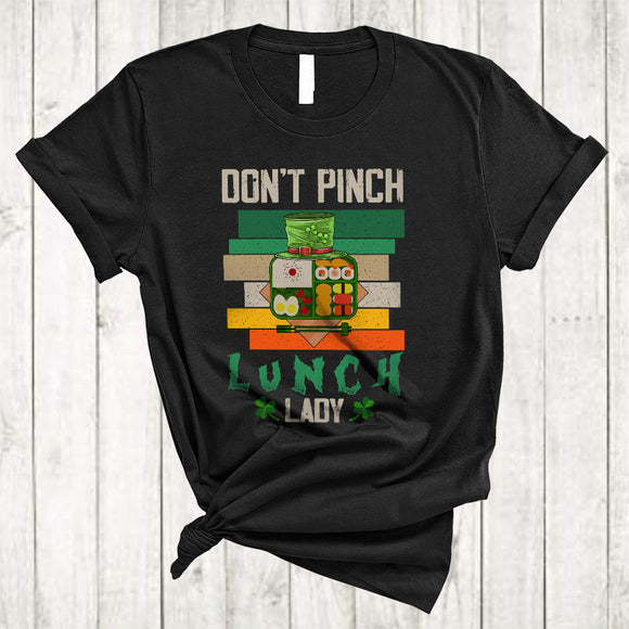 MacnyStore - Don't Pinch Lunch Lady, Wonderful St. Patrick's Day Irish Lucky Shamrock, Lunch Lady Group T-Shirt