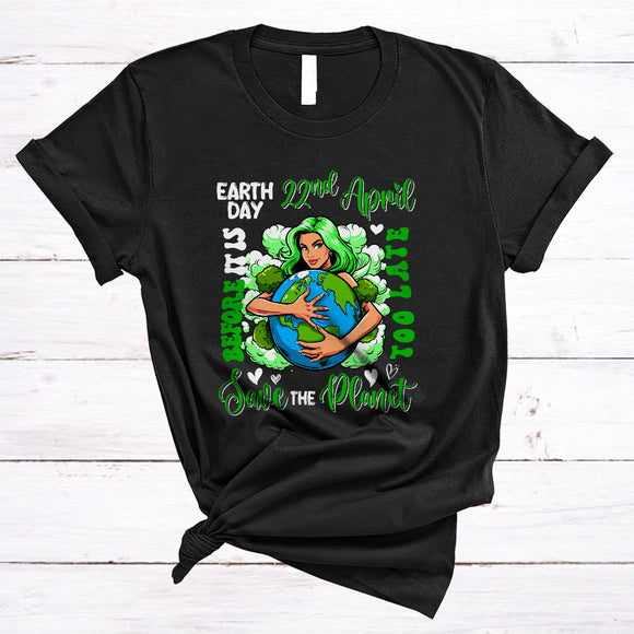 MacnyStore - Earth Day Save The Planet, Awesome Earth Day Women Keep Green The Planet, 22nd April Planet T-Shirt