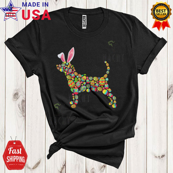 MacnyStore - Easter Eggs Bunny Beagle Dog Shape Cute Cool Easter Day Egg Hunt Matching Dog Lover T-Shirt