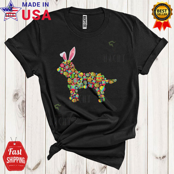 MacnyStore - Easter Eggs Bunny Cockapoo Dog Shape Cute Cool Easter Day Egg Hunt Matching Dog Lover T-Shirt