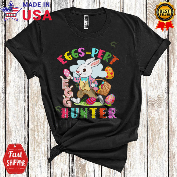 MacnyStore - Eggs-pert Egg Hunter Funny Cool Easter Day Eggs Expert Bunny Lover Matching Egg Hunt Group T-Shirt