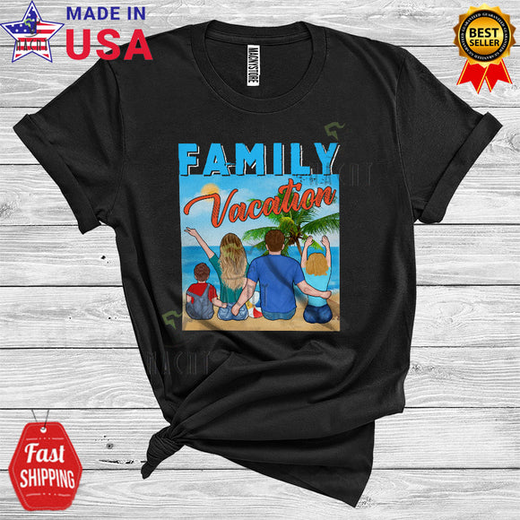 MacnyStore - Family Vacation Cool Matching Summer Vacation Beach Lover Matching Family Group T-Shirt