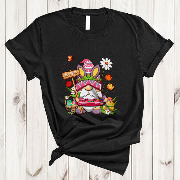 MacnyStore - Gnome Playing Game, Wonderful Easter Day Gnomes Gaming Lover, Matching Gamer Group T-Shirt