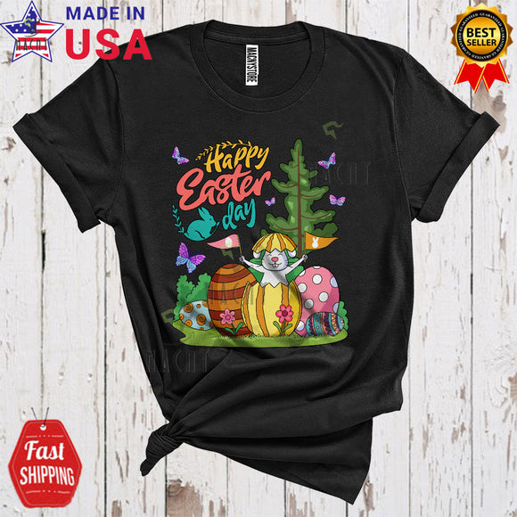MacnyStore - Happy Easter Day Cute Cool Easter Bunny In Easter Eggs Matching Family Egg Hunt Group T-Shirt