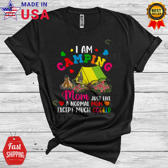 MacnyStore - I Am A Camping Mom Definition Much Cooler Funny Matching Mother's Day Family Group T-Shirt