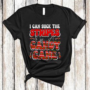 MacnyStore - I Can Suck The Stripes Off A Candy Cane, Sarcastic Christmas Naughty Candy, X-mas Group T-Shirt