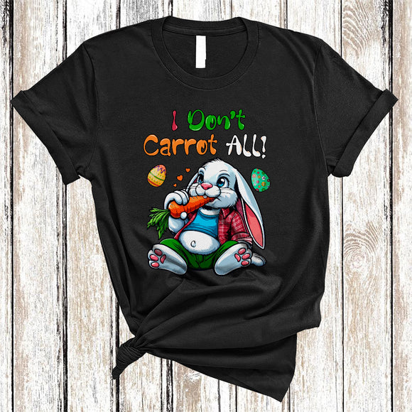 MacnyStore - I Don't Carrot All, Adorable Easter Day Bunny Eating Carrot, Matching Egg Hunting Lover T-Shirt