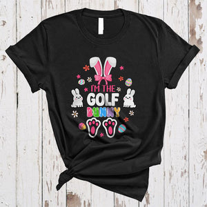 MacnyStore - I'm The Golf Bunny, Amazing Easter Day Flowers Bunny Lover, Matching Golf Player Group T-Shirt
