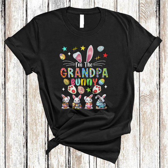 MacnyStore - I'm The Grandpa Bunny, Amazing Easter Day Bunny Lover, Easter Egg Hunt Family Group T-Shirt