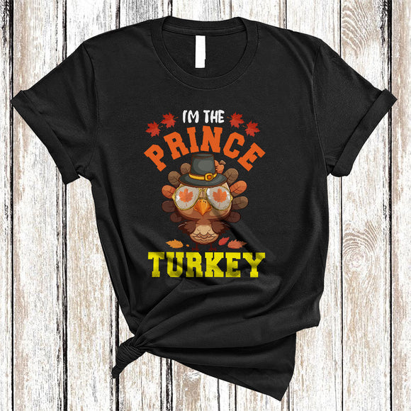 MacnyStore - I'm The Prince Turkey, Wonderful Thanksgiving Cute Turkey Lover, Matching Family Group T-Shirt