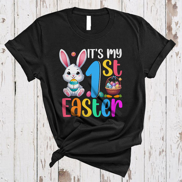 MacnyStore - It's My 1st Easter, Lovely Easter Day Birthday Bunny Lover, Matching Egg Hunt Family Group T-Shirt