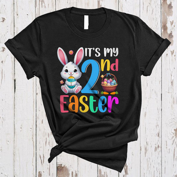 MacnyStore - It's My 2nd Easter, Lovely Easter Day Birthday Bunny Lover, Matching Egg Hunt Family Group T-Shirt