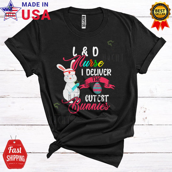 MacnyStore - L&D Nurse I Deliver The Cutest Bunnies Funny Cute Easter Bunny Labor And Delivery Nurse Group T-Shirt