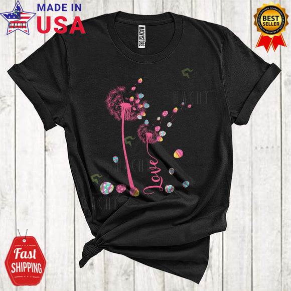 MacnyStore - Love Cool Funny Easter Day Dandelions With Easter Eggs Hunt Lover Matching Family Group T-Shirt