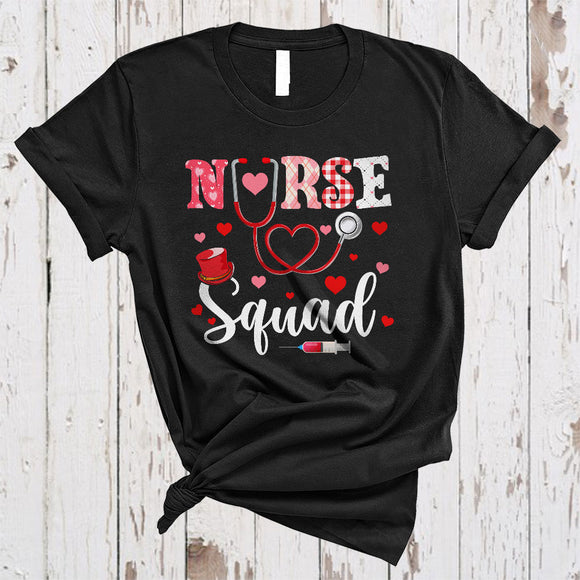 MacnyStore - Nurse Squad, Lovely Valentine's Day Nurse Tools, Valentine Hearts Matching Family Group T-Shirt