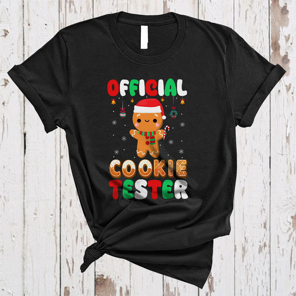 MacnyStore - Official Cookie Tester, Awesome Christmas Santa Gingerbread Baking, Cookie Baker X-mas Group T-Shirt