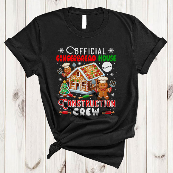 MacnyStore - Official Gingerbread House Construction Crew, Lovely Adorable Christmas Cookies, Baker Group T-Shirt