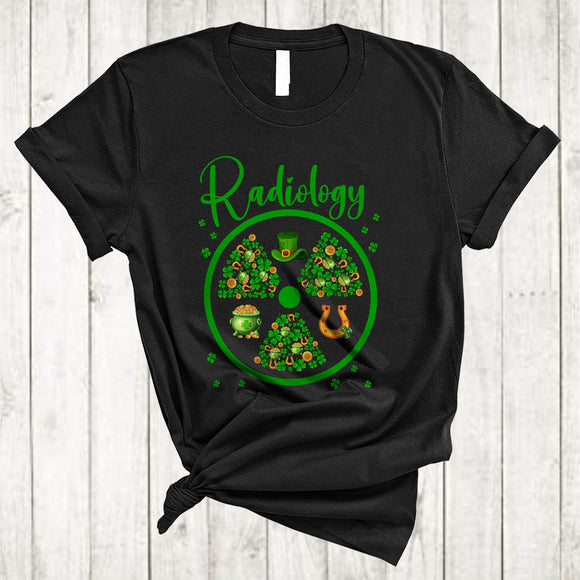 MacnyStore - Radiology Shamrock, Awesome St. Patrick's Day Lucky Shamrock Irish, Tech Radiologist Group T-Shirt