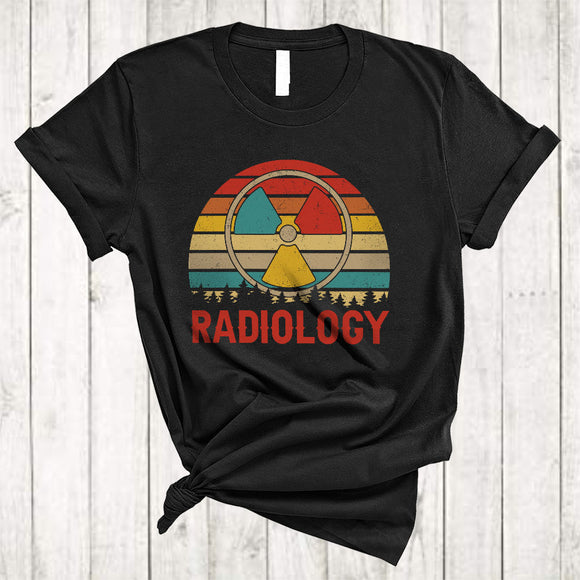 MacnyStore - Radiology Shamrock, Awesome St. Patrick's Day Vintage Retro Shamrock Irish, Tech Radiologist T-Shirt