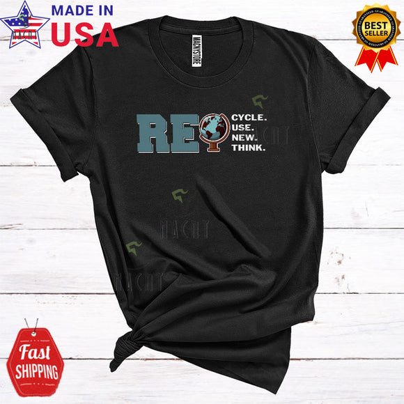 MacnyStore - Recycle Reuse Renew Rethink Cute Cool Crisis Environmental Activism Lover T-Shirt