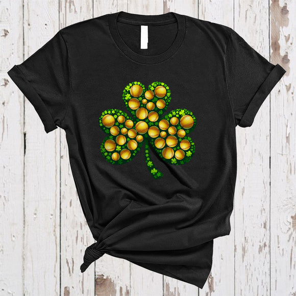 MacnyStore - Softball Shamrock Shape, Awesome St. Patrick's Day Softball Player Lover, Lucky Family Group T-Shirt