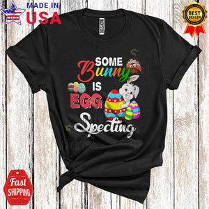 MacnyStore - Some Bunny Is Eggspecting Cute Cool Easter Day Baby Pregnancy Bunny Egg Hunt T-Shirt