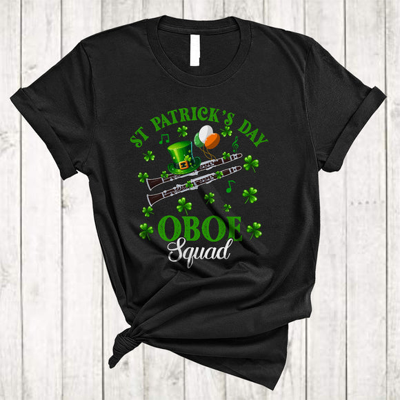 MacnyStore - St Patrick's Day Clarinet Squad, Amazing St. Patrick's Day Clarinet Player, Irish Lucky Shamrock T-Shirt