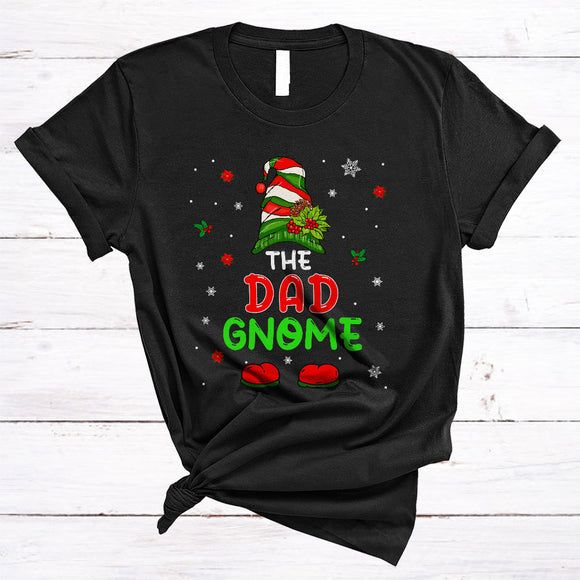 MacnyStore - The Dad Gnome Cute Christmas Matching Xmas Pajama Family Group Gnome Lover T-Shirt