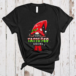 MacnyStore - The Tattooed Gnome, Wonderful Christmas Gnome Snow Around, Gnomies Family Group T-Shirt