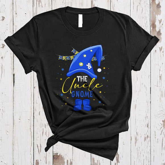 MacnyStore - The Uncle Gnome, Cool Hanukkah Gnomies Lover, Matching Chanukah Pajama Family Group T-Shirt