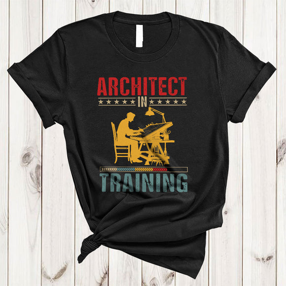 MacnyStore - Vintage Architect In Training, Wonderful Proud Architect Team, Graduation Graduate Family Group T-Shirt