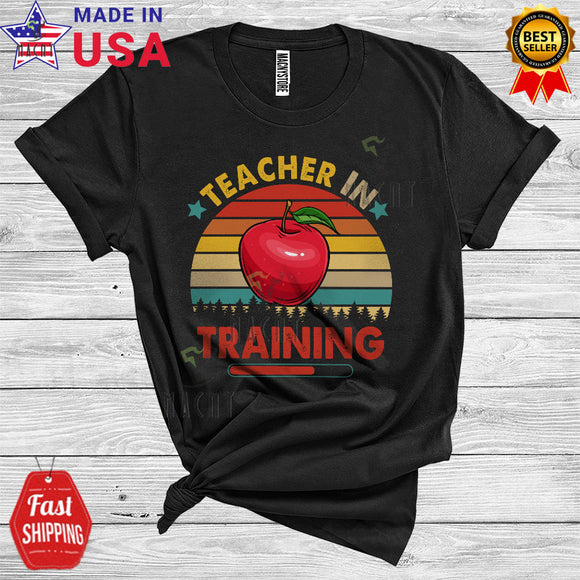MacnyStore - Vintage Retro Teacher In Training Funny Matching Future Teacher Teaching Lover Group T-Shirt