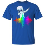 All I Want For Christmas Is Marshmallow Dancing Marshmallow DJ T-Shirt - Macnystore